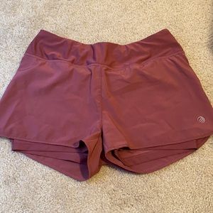 Pink, mpg athletic shorts size small